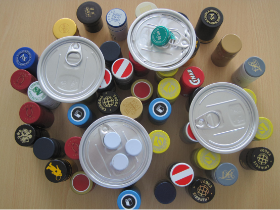 aluminum bottle caps