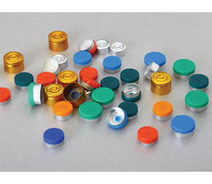 Color coated aluminum strip for crimp cap